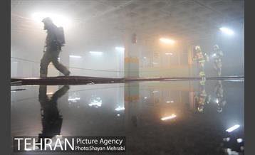 آتش سوزی در ساختمان برق حرارتی 51