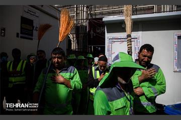 دسته عزاداری پاکبانان شهر تهران در کربلا 4