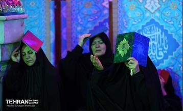 احیای شب بیست‌ویکم ماه رمضان امامزاده پنج تن لویزان 28