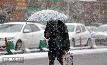 بارش نخستین برف زمستانی در تهران 9