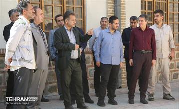 بازدید فرماندار تهران از طرح های عمرانی و خدماتی شهرداری منطقه ۱۰ 7