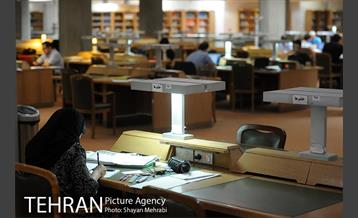 کتابخانه ملی در فصل امتحانات 14