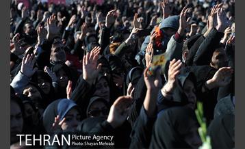 تشییع شهدای آتش نشان با حضور مردم در بهشت زهرا(س)  3