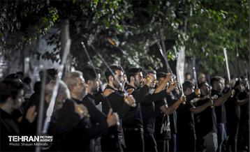 عزاداری شب عاشورا در میدان منیریه  3