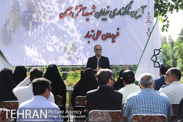 آیین نامگذاری خیابان شهید آتش نشان فریدون علی تبار 8