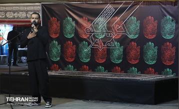 عزاداری شب هفتم محرم در خیمه هنر 3