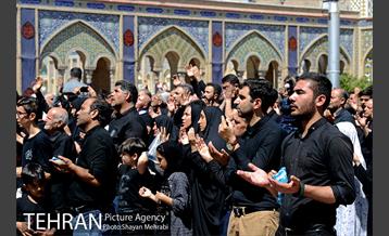 عزاداری تاسوعا در حرم شاه عبدالعظیم حسنی (ع) 6