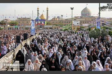 اقامه نماز عید فطر در حرم حضرت عبدالعظیم حسنی(ع) 23