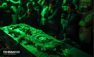 مراسم وداع با شهید سید مرتضی رضا قدیری در حراست شهرداری 43