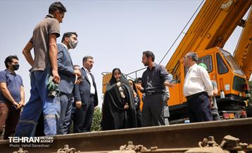 حضور سوده نجفی در منطقه 17