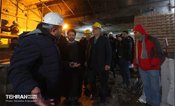 بازدید از تست گرم خط ۷ مترو 15