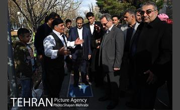 بازدید نماینده مجلس و استاندار تهران از نورزگاه بلوار کشاورز 28