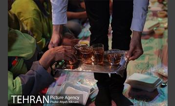 مراسم سحری تعدادی ازرفتگران شهرداری در هییت بیت الجواد 9