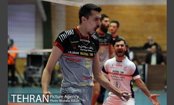 دیدار تیم های والیبال بانک سرمایه و پیکان تهران