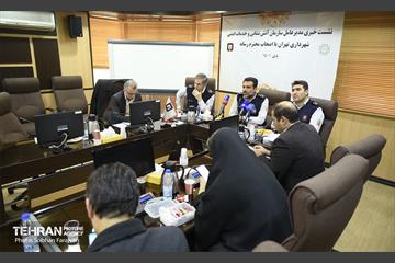 نشست خبری مدیرعامل سازمان آتش‌نشانی 9