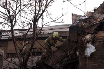دومین روز عملیات امداد و نجات حادثه پلاسکو-2 15