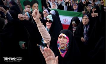 اجتماع مردمی در اعتراض به حمله آمریکا به تاسیسات هسته‌ای ایران 7