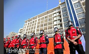 نمایشگاه عملیاتی سازمان آتش‌نشانی 25