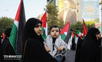 اجتماع مردم تهران در محکومیت جنایت رژیم صهیونیستی 34