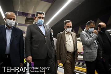 بازدید شهردار تهران از ایستگاه مترو برج میلاد 11
