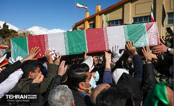 تشییع دو شهید گمنام دفاع مقدس در وزارت ورزش و جوانان 25