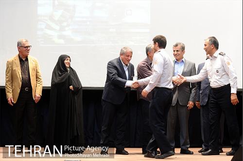 مراسم ملی روز آتش نشانی 13