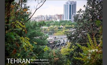 بارش باران پاییزی در تهران 12