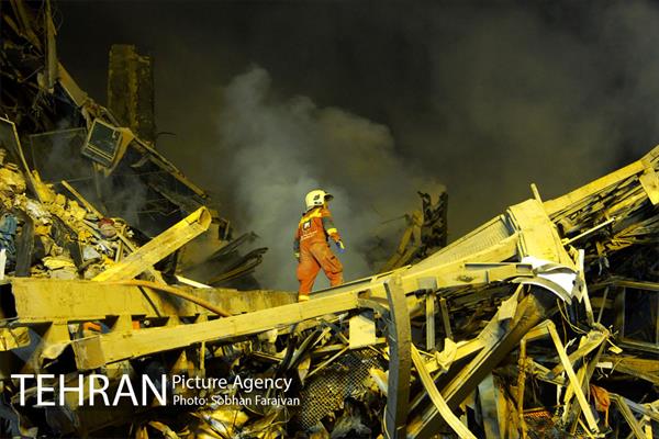 امداد رسانی شبانه در حادثه پلاسکو -2 1