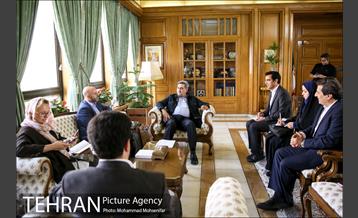دیدار دبیر کل متروپلیس با شهردار تهران 17