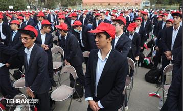 آئین بازگشایی مدرسه البرز 6