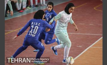 دیدار دو تیم فوتسال زنان سایپا و ملی حفاری 4