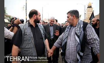 حضور سیدمحمدعلی افشانی شهردار تهران در کوفه 14