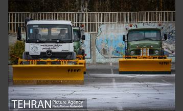 مانور خودرویی عملیات برف روبی شهرداری تهران 16