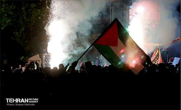 تجمع مردمی در حمایت از پیروزی مردم فلسطین 4