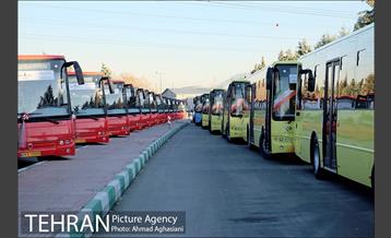 بهره برداری از ۲۴ دستگاه اتوبوس جدید در ناوگان حمل و نقل عمومی تهران 21