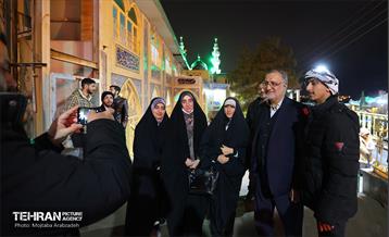 حضور شهردار تهران در گلزار شهدای کرمان 25