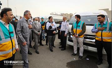 آیین رونمایی از طرح‌های ایمنی و مدیریت بحران شهر تهران 28