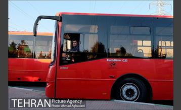 بهره برداری از ۲۴ دستگاه اتوبوس جدید در ناوگان حمل و نقل عمومی تهران 12