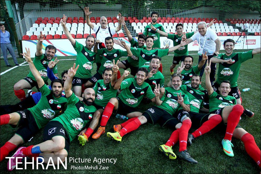 دیدار ایران و قزاقستان در جام جهانی هنرمندان 14