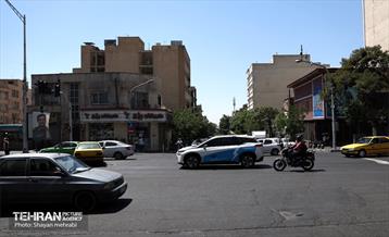 رژه خودرویی تاکسیرانان تهران برای بیعت با رهبر انقلاب 16