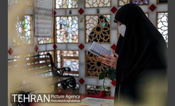 غبارروبی مزار شهدای گمنام فدک 11