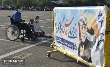 اقامه نماز عید فطر افغانستانی های اهل تسنن مقیم تهران 6