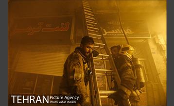 آتش سوزی گسترده در خیابان امیرکبیر 7