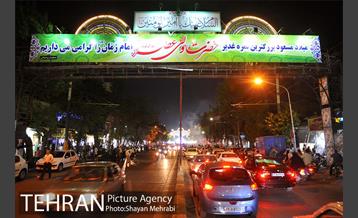 خیابان های تهران در شب میلاد امام زمان (عج) 14