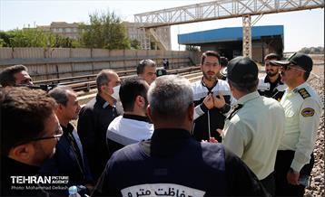 بازدید مدیرعامل شرکت بهره‌برداری متروی تهران از خدمت رسانی در روز اربعین
