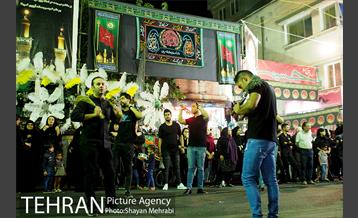 عزاداری شب پنجم ماه محرم در محله گرگان 38