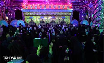 احیای شب بیست‌ویکم ماه رمضان امامزاده پنج تن لویزان 1