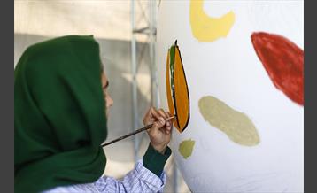 جشنواره تخم مرغ رنگی در فلکه دوم صادقیه 3