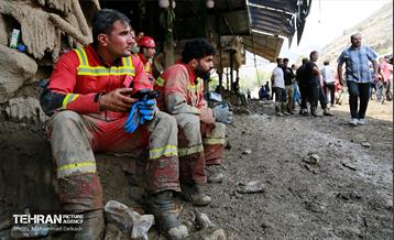 گل روبی و عملیات جست و جوی مفقودین سیل منطقه کن