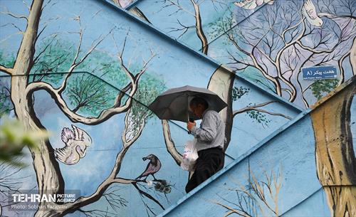 بارش باران بهاری در تهران - 1 4